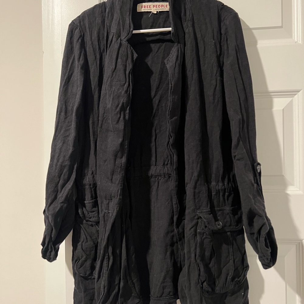 Free People Classic Black Outerwear